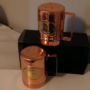 Copper Salt and Pepper Shakers